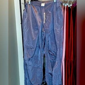 Lavender reflector jogger drawstring pants